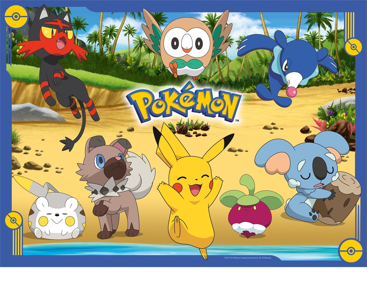 Pokemon: Sun & Moon Pokemon in Alola region (Jigsaw Puzzles) Hi