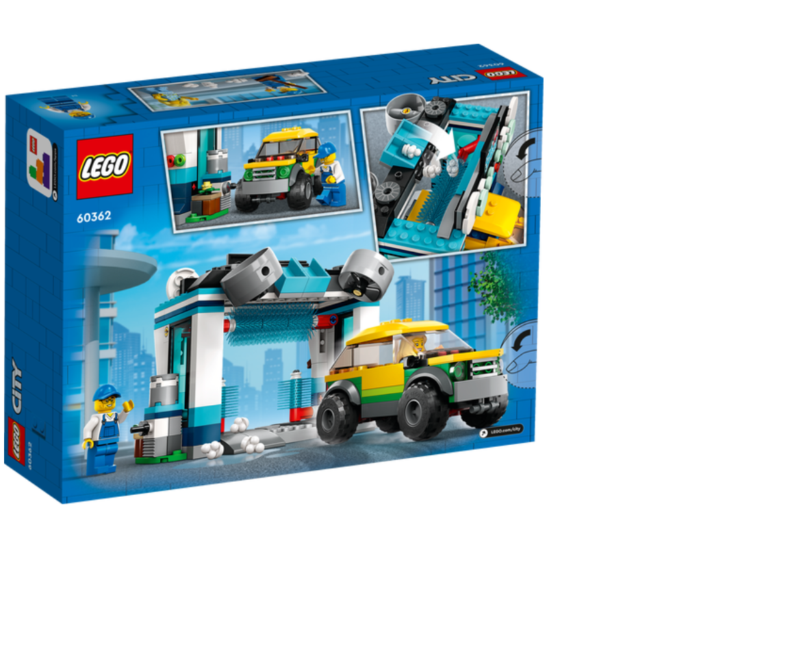 LEGO® City Carwash 60362 Building Toy Set (243 Pieces)