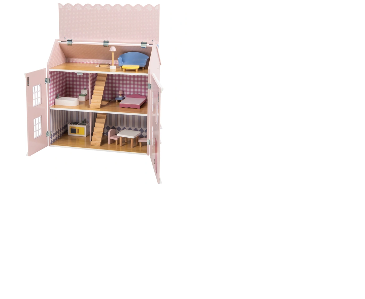 Chad valley wooden 3 storey sales dolls house