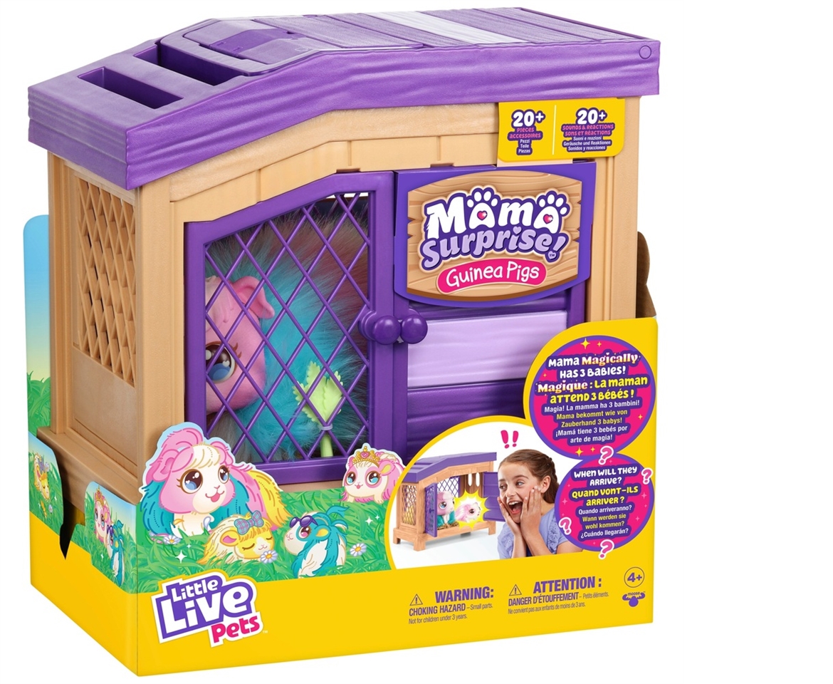 Little Live Pets - Mama Surprise GUINEA PIG Pet Toy Unboxing !