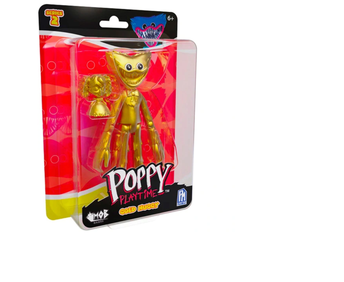 Poppy Playtime Series 2 Gold HUGGY WUGGY 5 in Articulated Figure New 2023