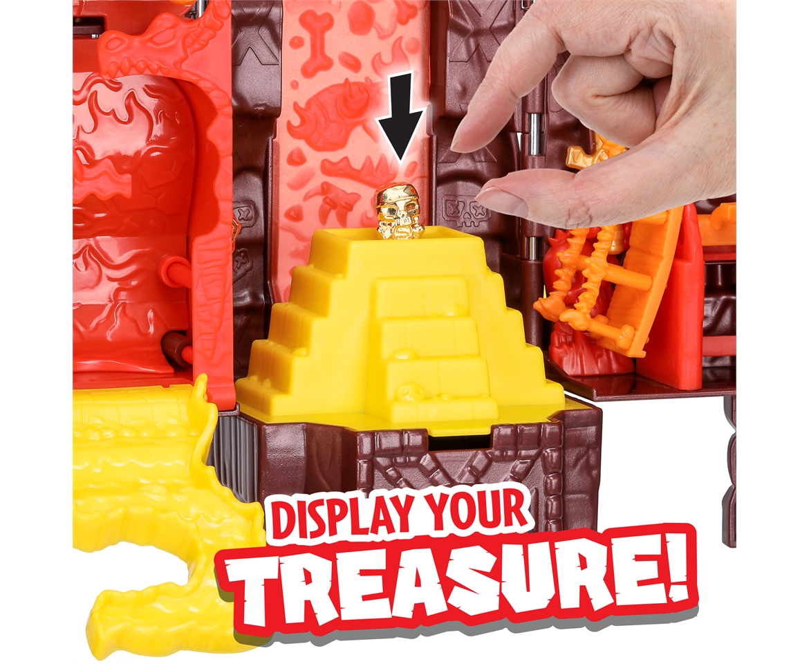 TREASURE X Lost Lands Skull Island Lava Tower Micro Playset, 15 Levels of  Adventure. Survive The Traps and Discover 2 Micro Sized Action Figures.  Will