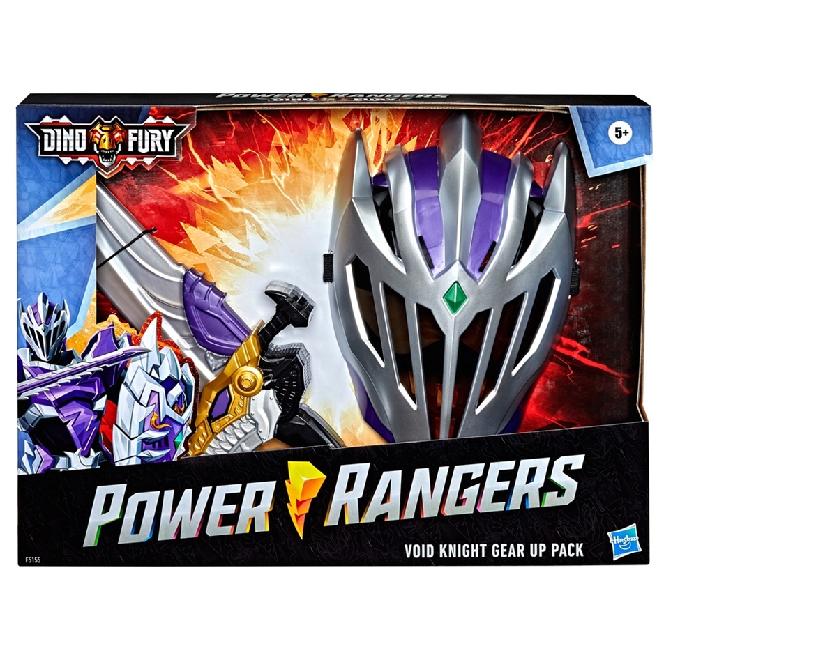 Power Rangers Dino Fury Void Knight Gear Up Pack with Mask and Saber