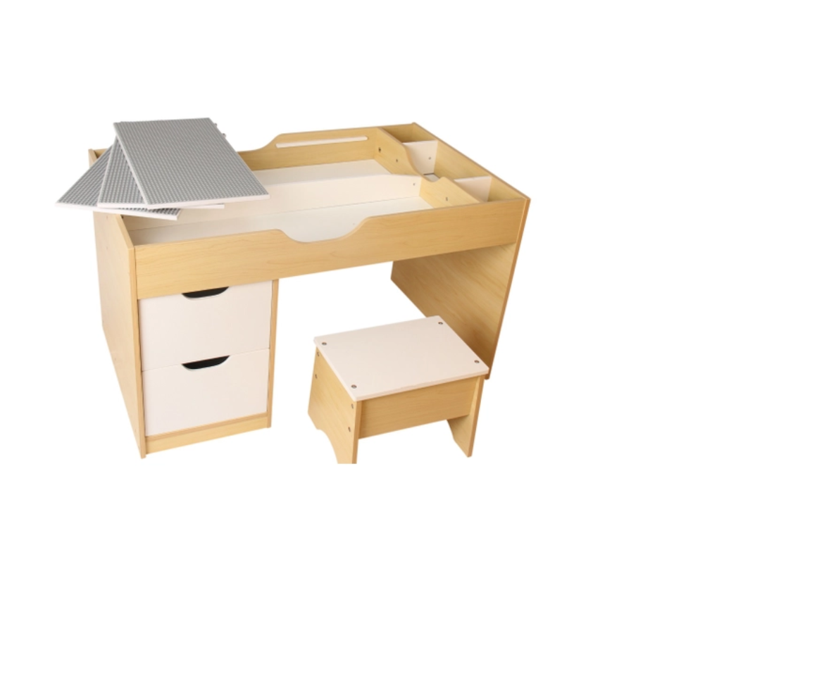 Build 'n' Store Wooden Storage Table