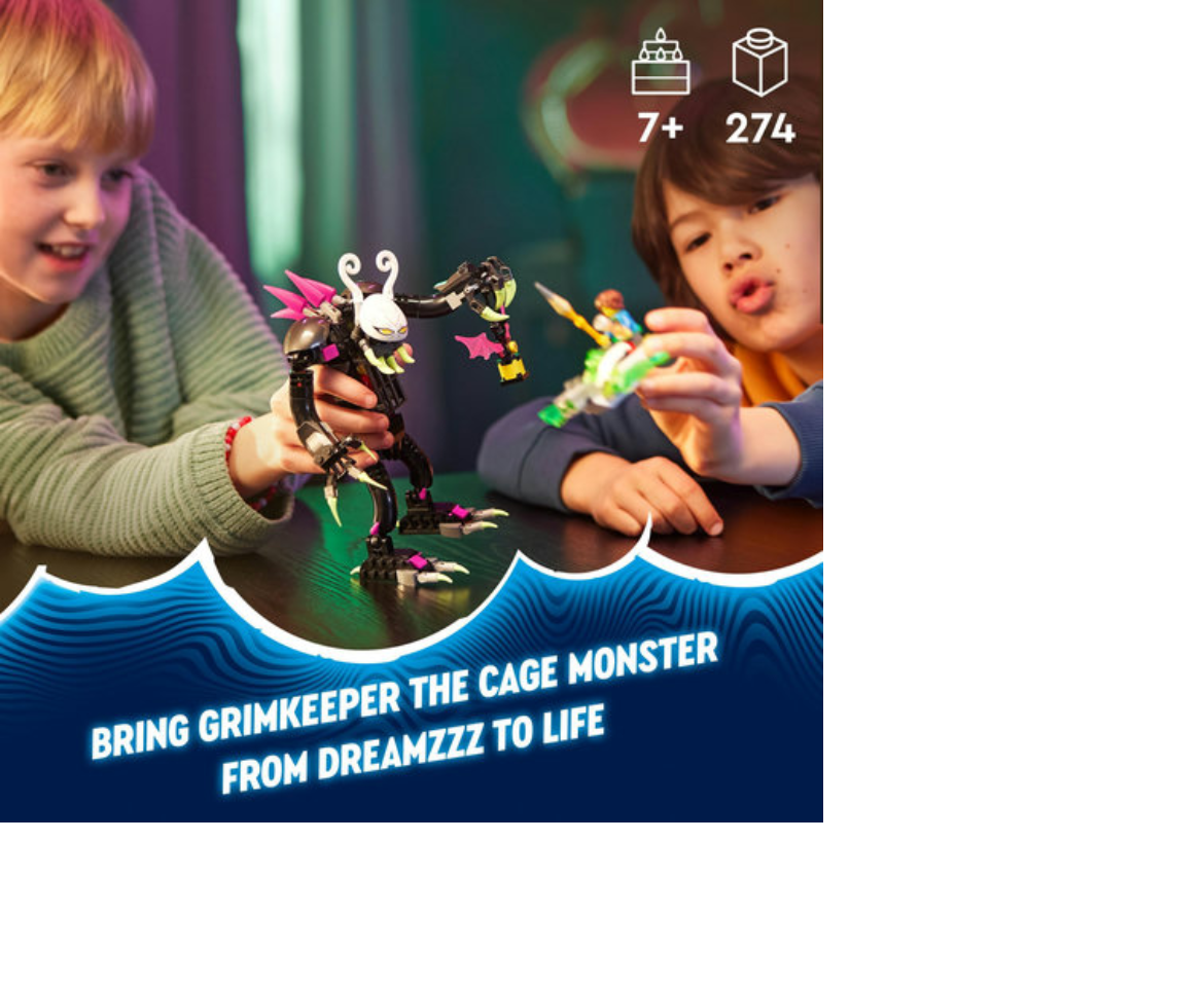 Grimkeeper the Cage Monster 71455, LEGO® DREAMZzz™