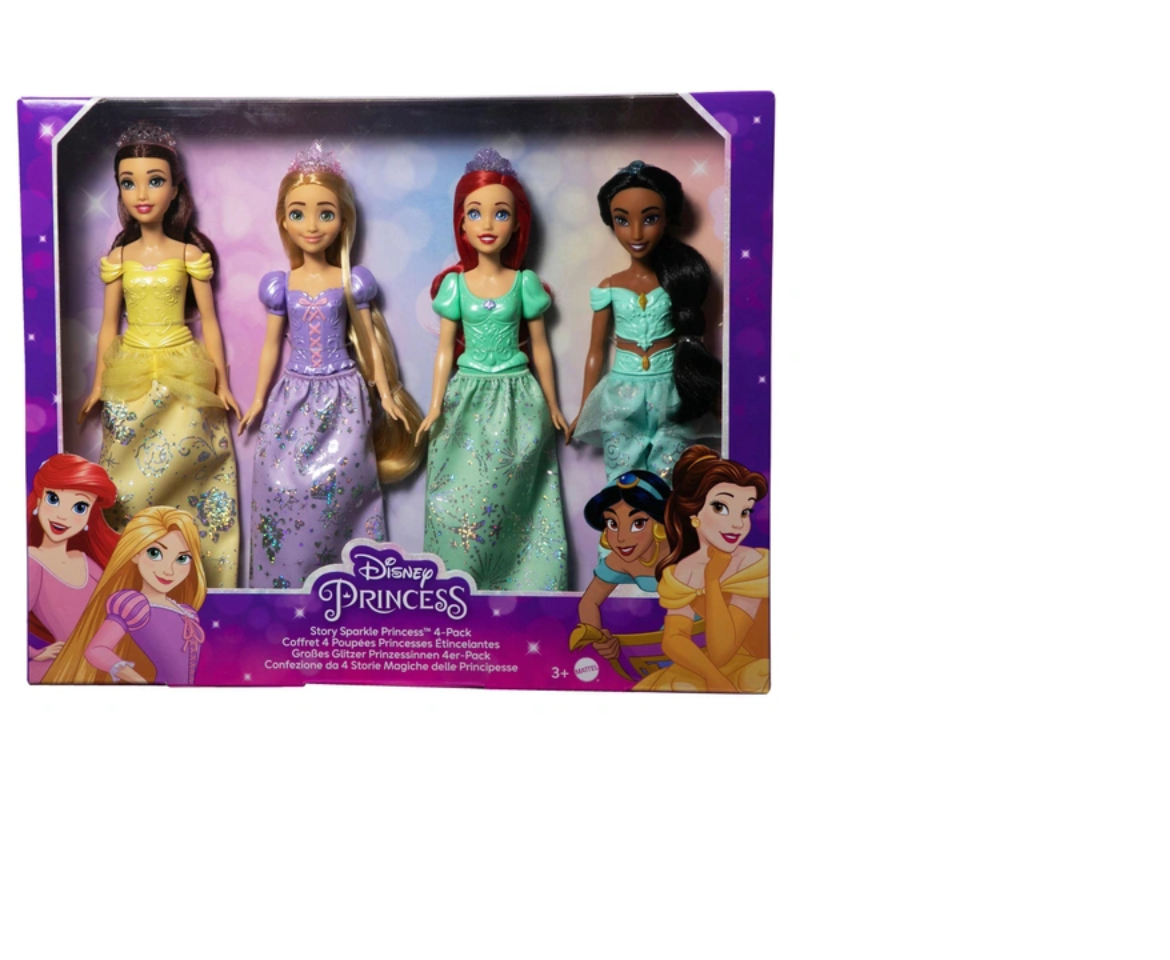 Disney Princesses - Coffret 4 Poupées