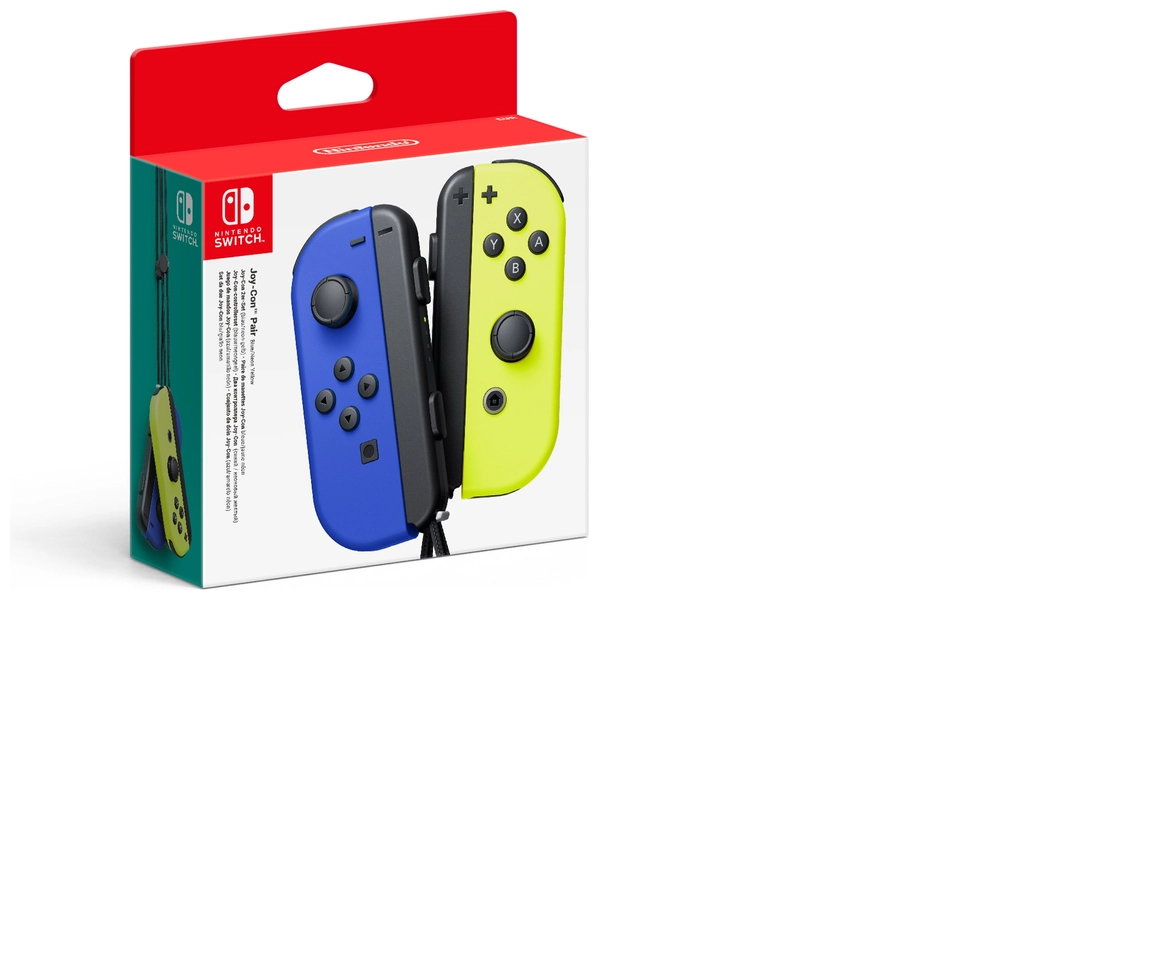 Nintendo Switch Joy-Con Pair, Neon Blue & Neon Yellow
