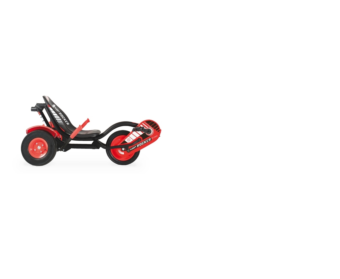 yvolution y rocker black and fire go kart