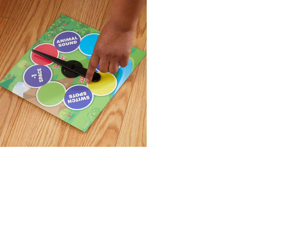 Hasbro Gaming Twister Junior Game, Animal Adventure 2-Sided Mat, 2 Games in  1