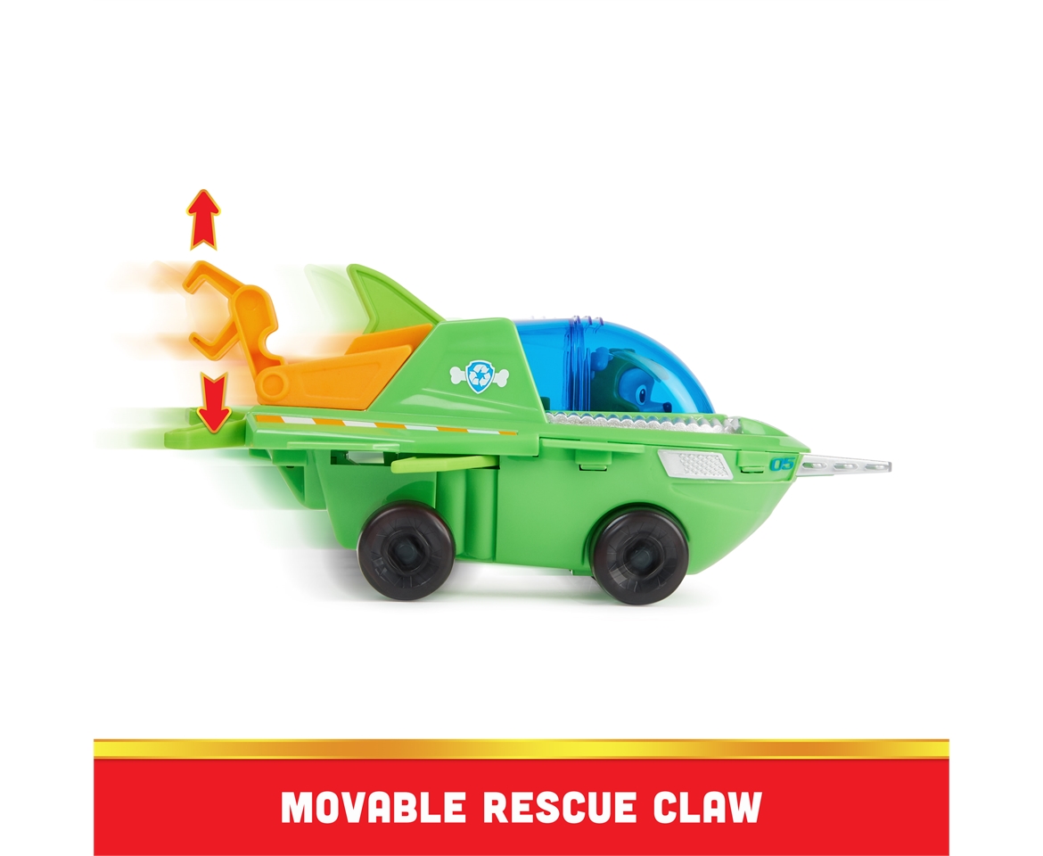 PAW Patrol Aqua Pups, Zuma Transforming Vehicle with Figure for Kids 3 and  up