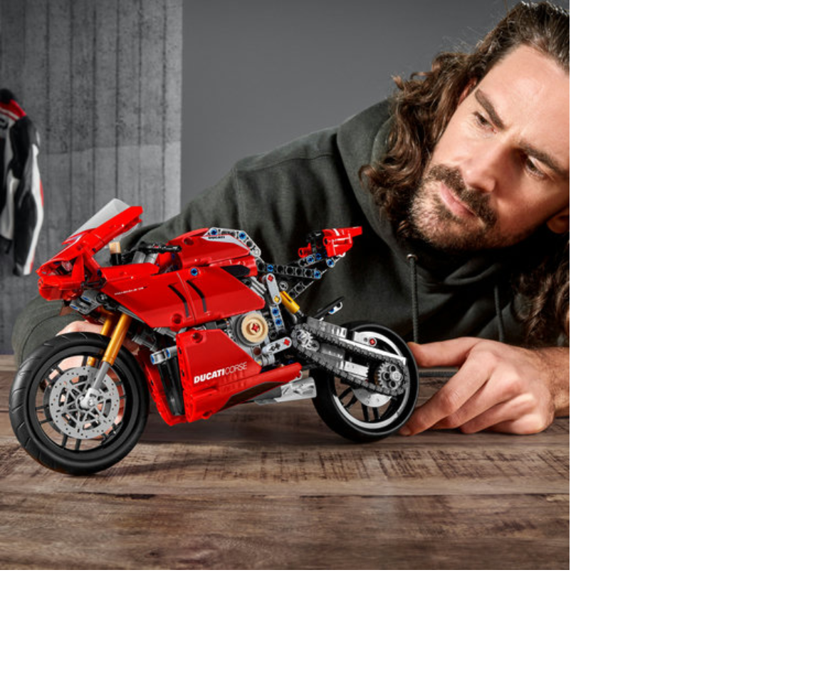 LEGO Technic Ducati Panigale V4 R Motorcycle Model Set 42107