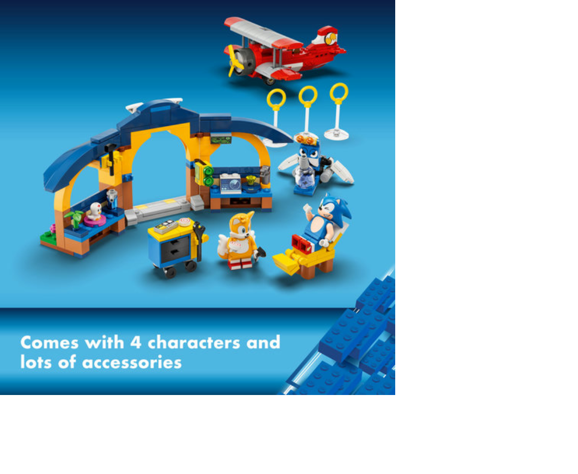 LEGO Sonic the Hedgehog Tails' Workshop and Tornado Plane 76991