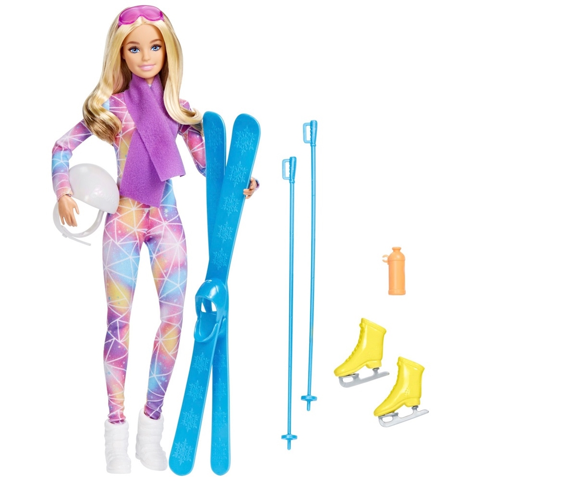 Barbie Skier Winter Doll and Accessories