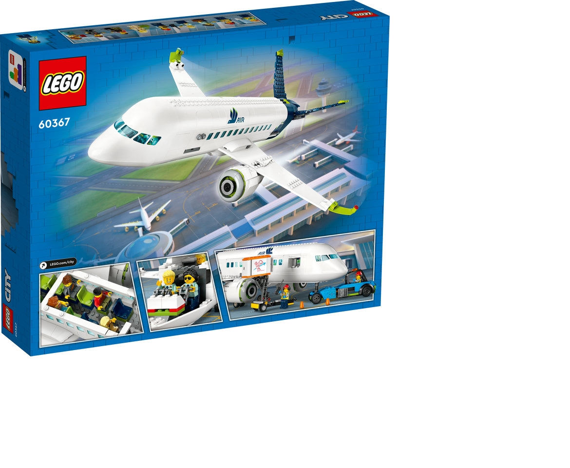 LEGO® City Passenger Aeroplane 60367 Building Toy Set