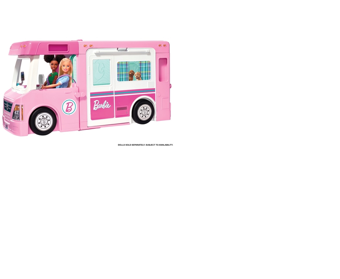 Barbie 3-in-1 DreamCamper Vehicle With Pool & Accessories (GHL93