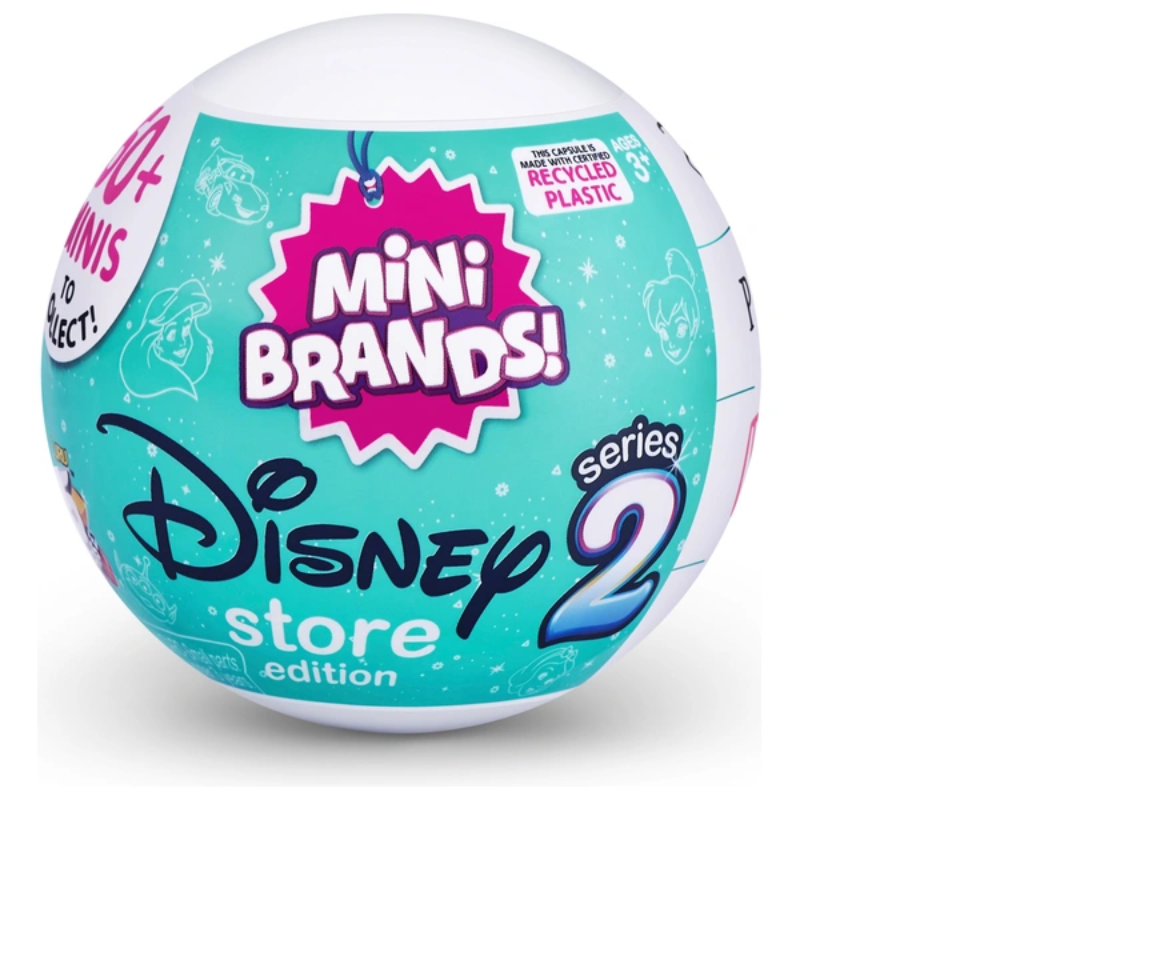 5 Surprise Mini Brands: Disney Store Series 2 Capsule