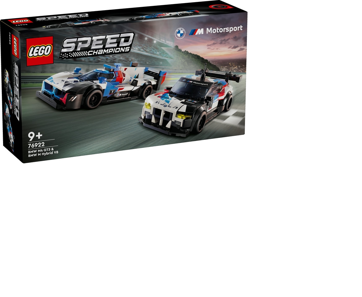 LEGO® Speed Champions BMW M4 GT3 & BMW M Hybrid V8 Race Cars 76922