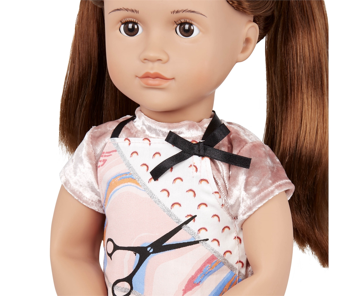 Our Generation Love to Style Stylist Apron & Hairdressing Outfit for  18-inch Dolls