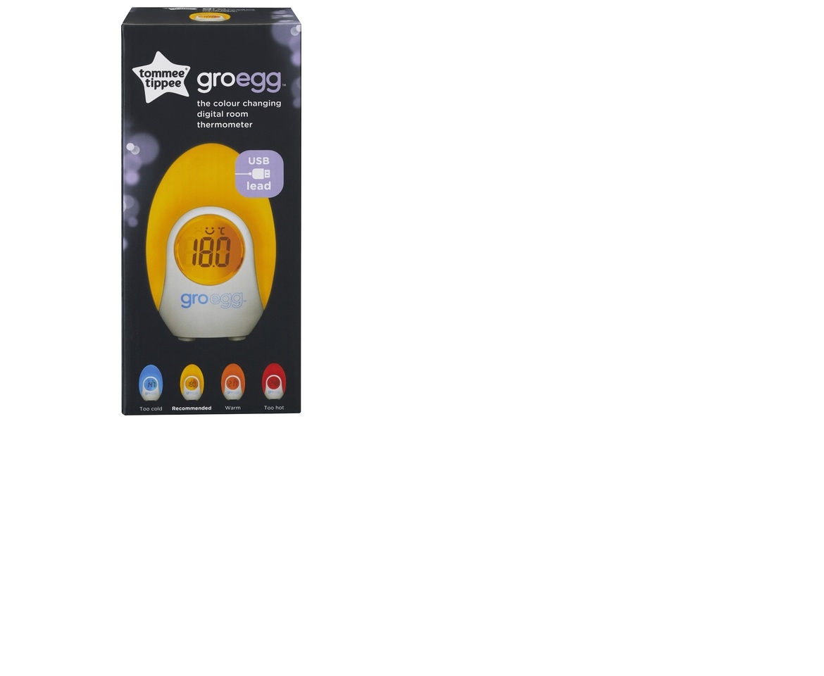Tommee Tippee Gro Egg Digital Colour Changing Thermometer and