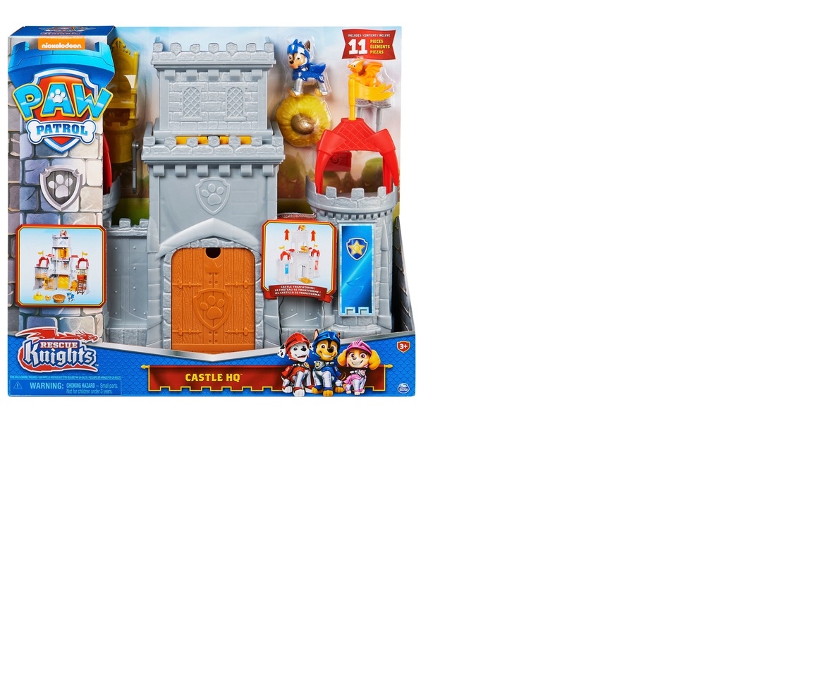  Paw Patrol, Rescue Knights Castle HQ Transforming 11