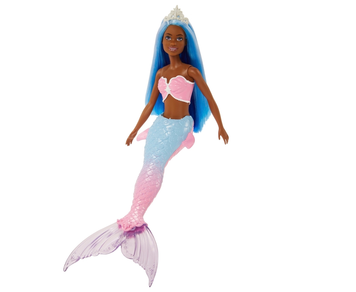 Barbie Dreamtopia Mermaid Doll, Blue Hair - wide 4