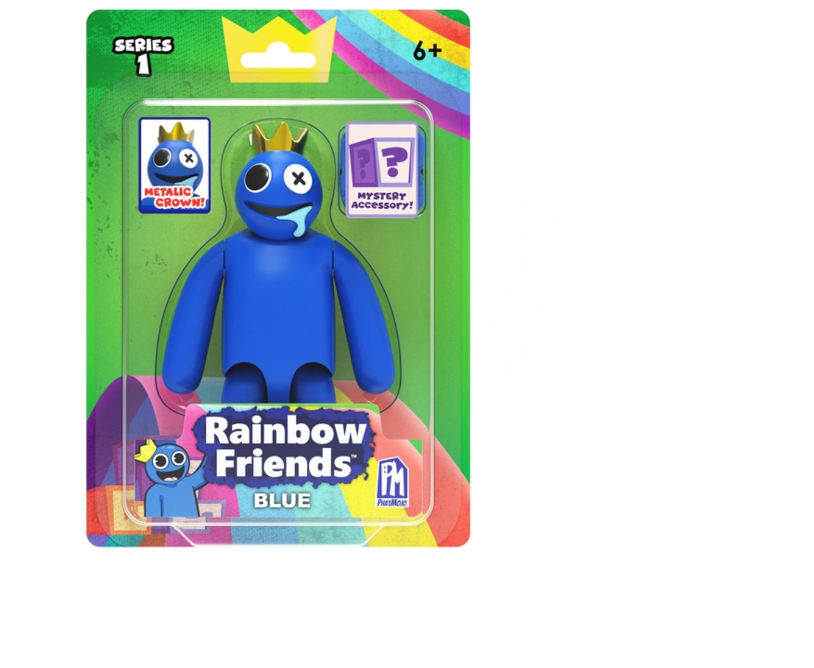  Rainbow Friends – Blue Action Figure (5 Tall Posable Figure,  Series 1) : Toys & Games