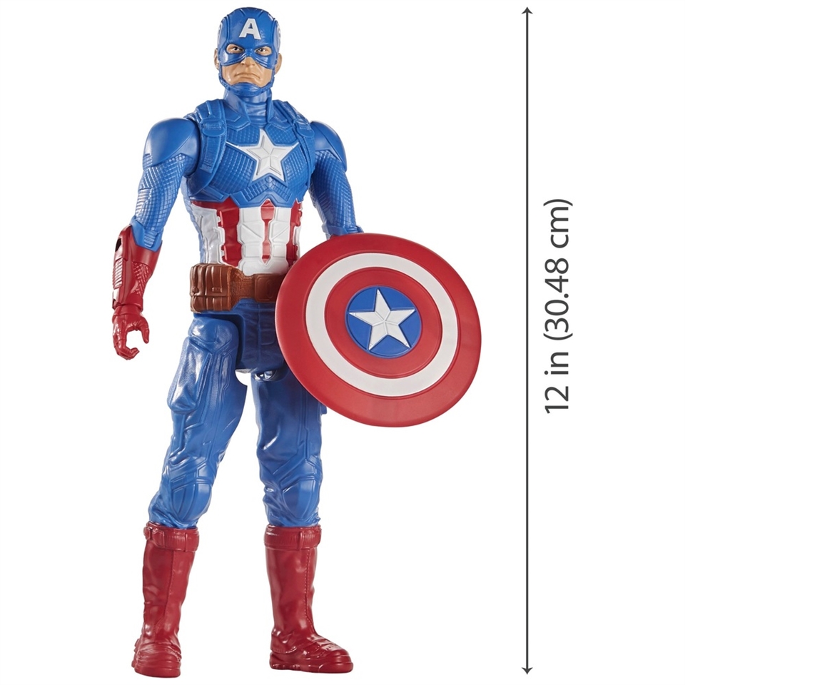 Marvel Avengers - Figurine Captain America Titan Hero - 30 cm