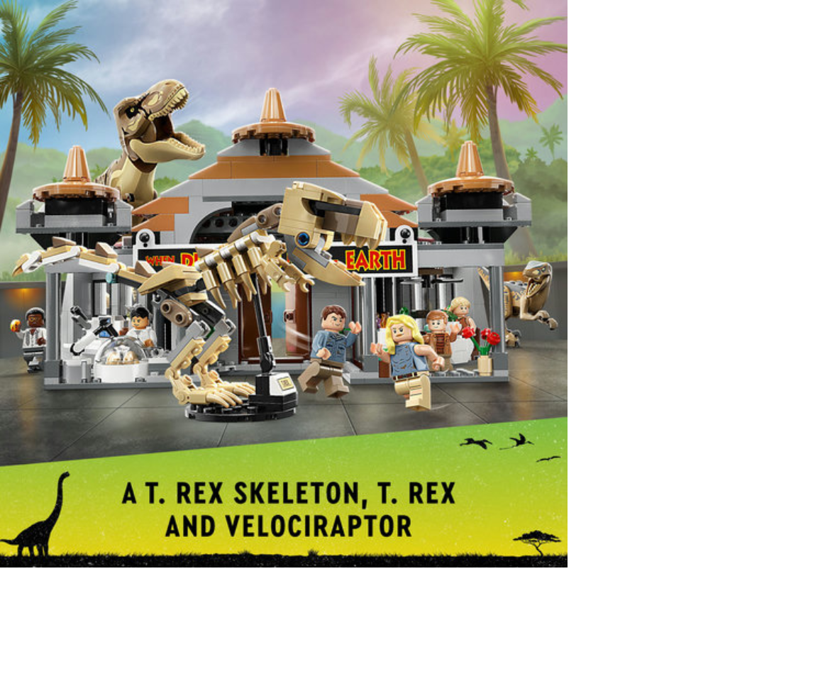 Lego velociraptor skeleton hot sale