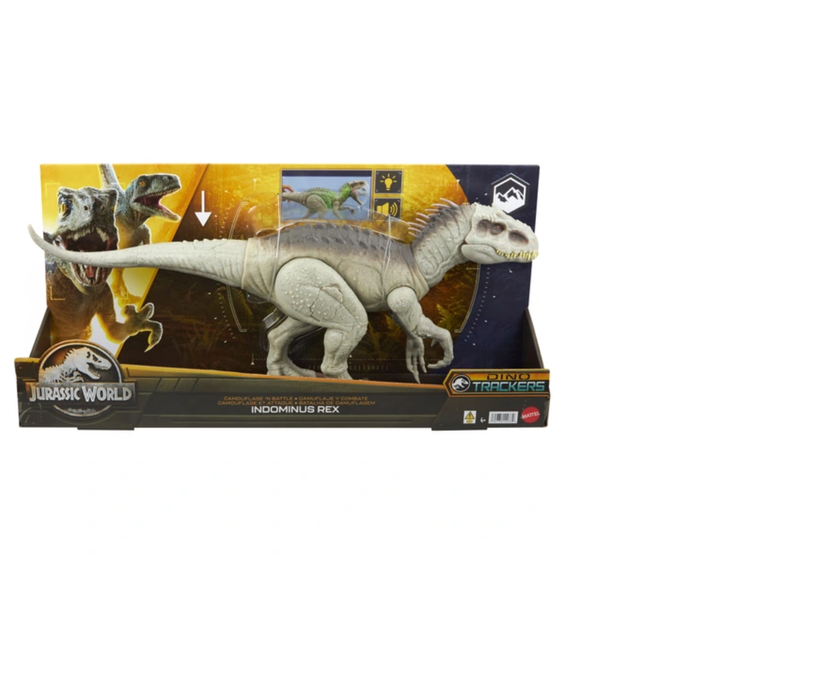 Jurassic world camouflage 'n battle indominus rex figurine dino