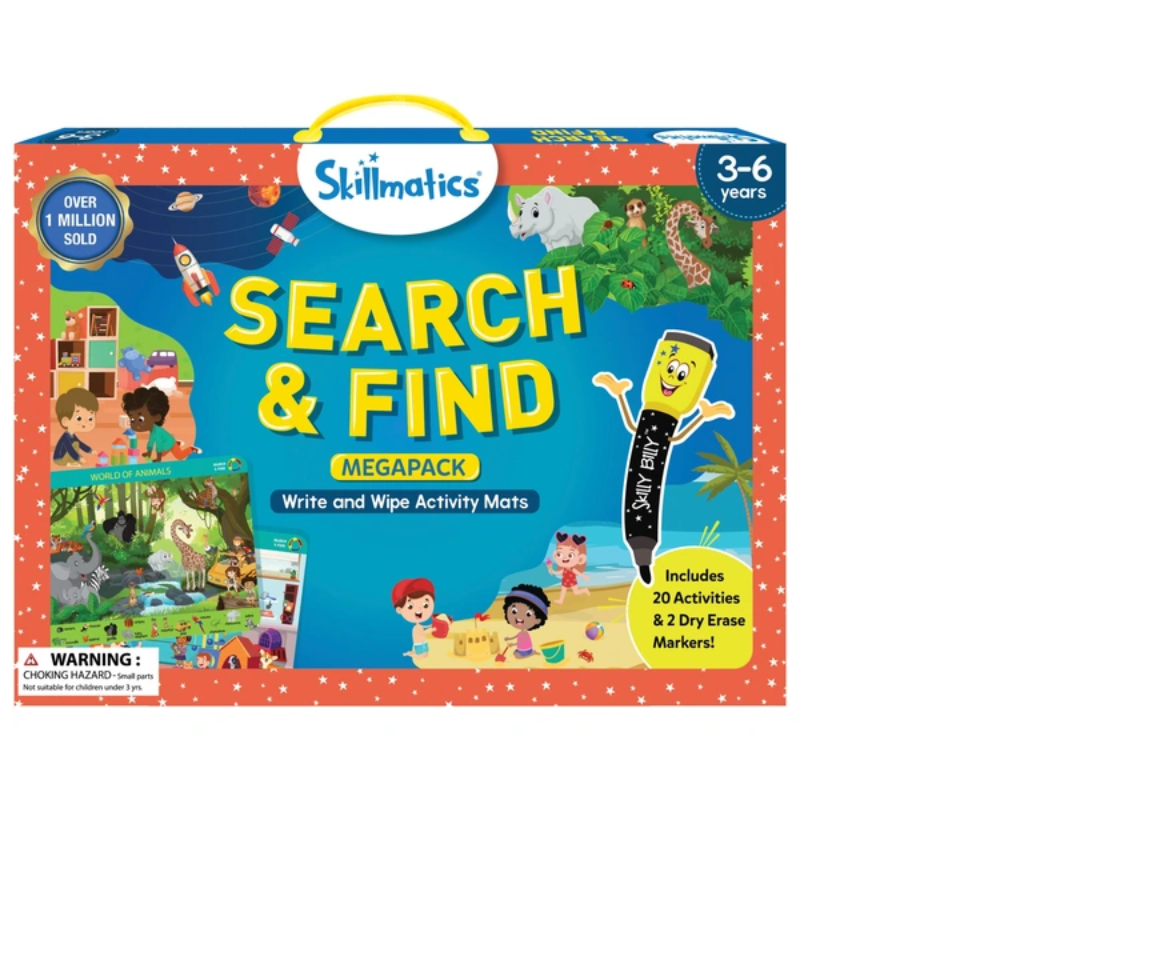 Search & Find Write and Wipe Activity Mats | Skillmatics