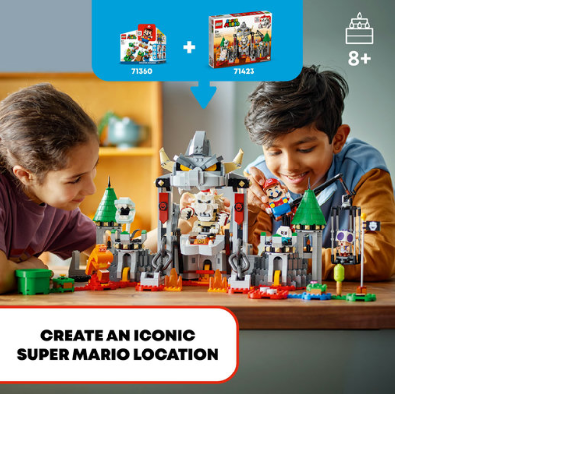 LEGO 71423 Dry Bowser Castle Battle expansion Set - LEGO Super