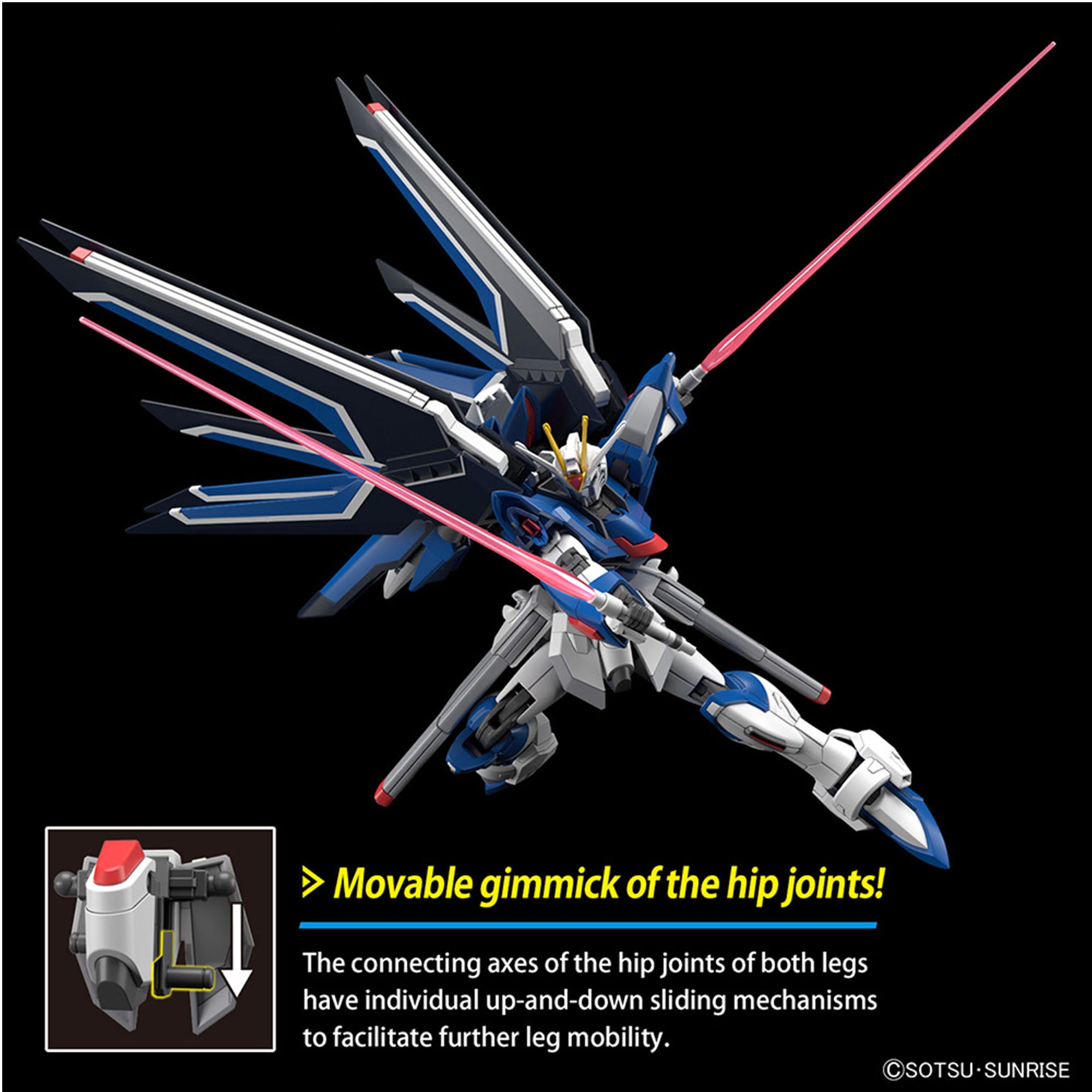 Gunpla Hg 1/144 Rising Freedom Gundam