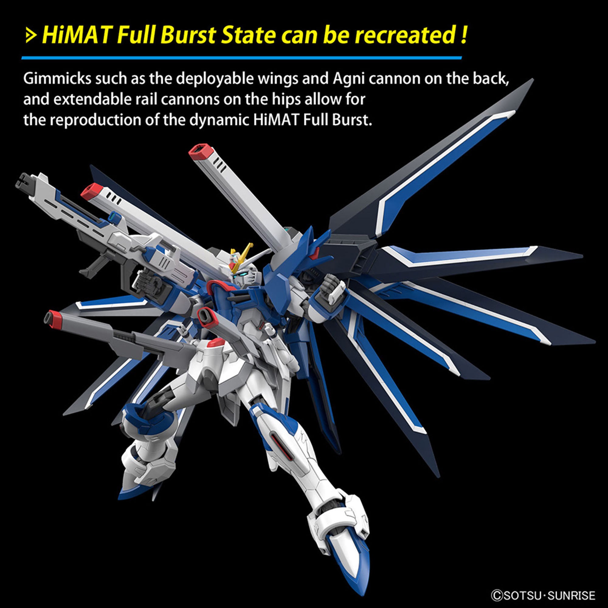 Gunpla Hg 1/144 Rising Freedom Gundam