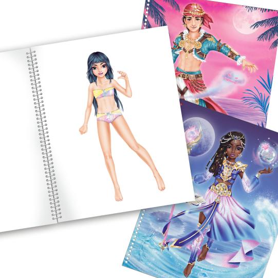 Create Your Topmodel Colouring Book Fantasy