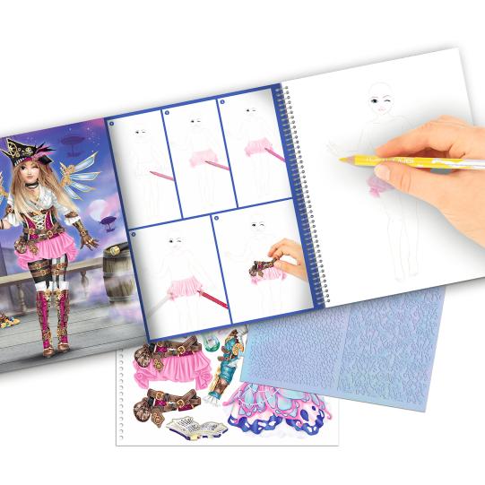 Create Your Topmodel Colouring Book Fantasy