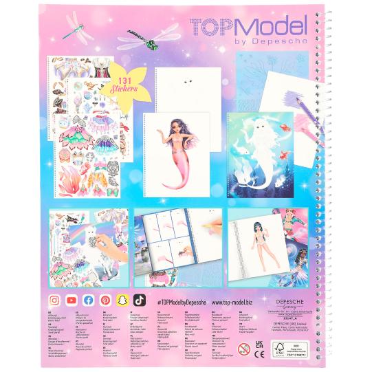 Create Your Topmodel Colouring Book Fantasy