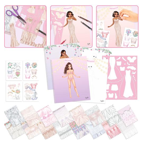 Create Your Wedding Special Topmodel Colouring Book
