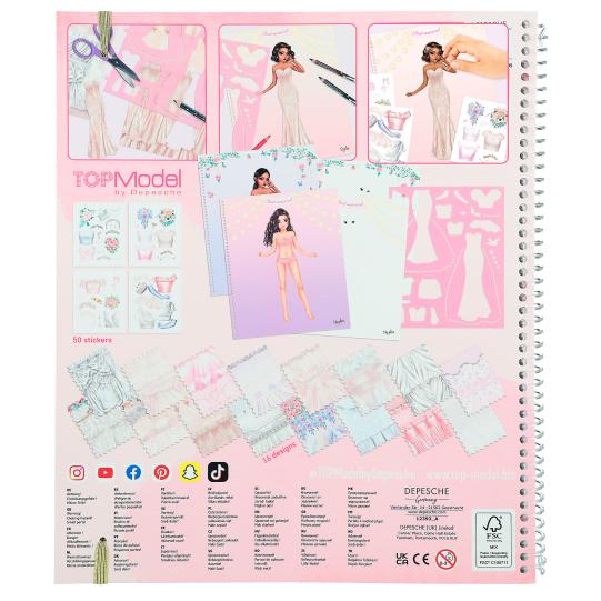 Create Your Wedding Special Topmodel Colouring Book