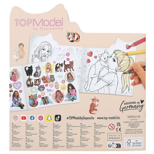 Topmodel Kitty Colouring Book Figural Kitty And Doggy