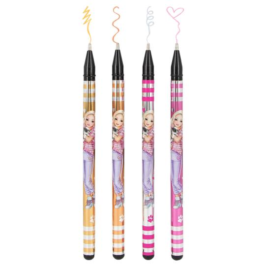 Topmodel Glitter Gel Metallic Pen Set