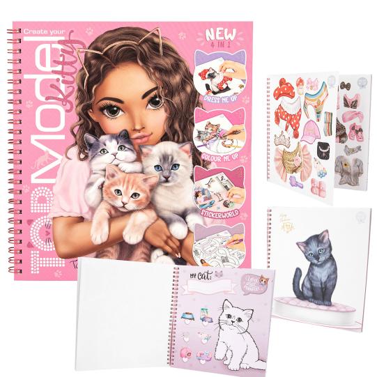 Create Your Topmodel Kitty Colouring Book