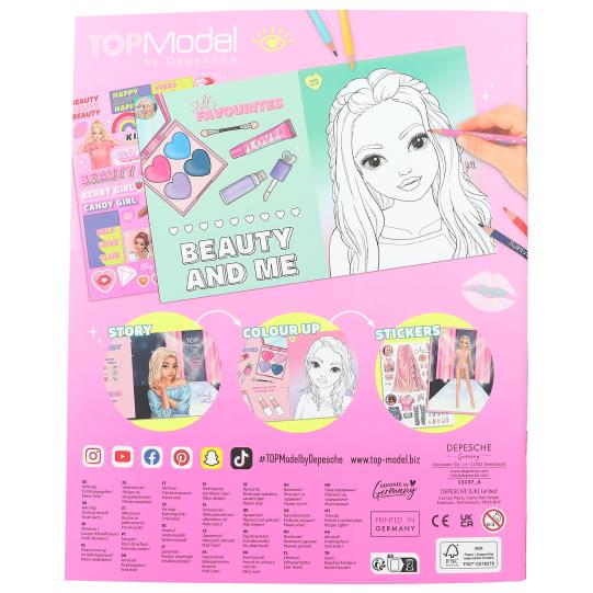 Topmodel Colouring Book Beauty Fun