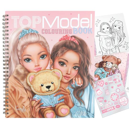 Topmodel Coloring Book Team Teddy
