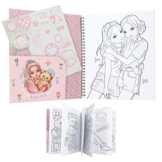 Topmodel Coloring Book Team Teddy