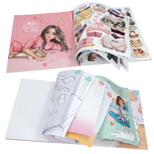 Create Your Topmodel Kitty Colouring Book