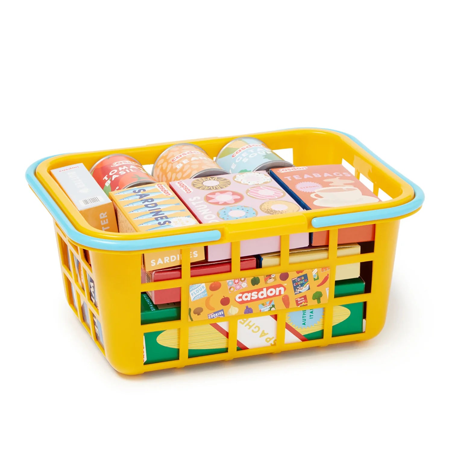 Shopping Basket With Food Packaging From Casdon