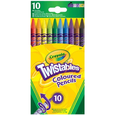 Crayola 10 Twistable Pencils