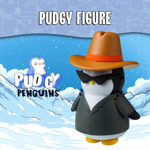 Pudgy Penguins Action Figure Cowboy Style