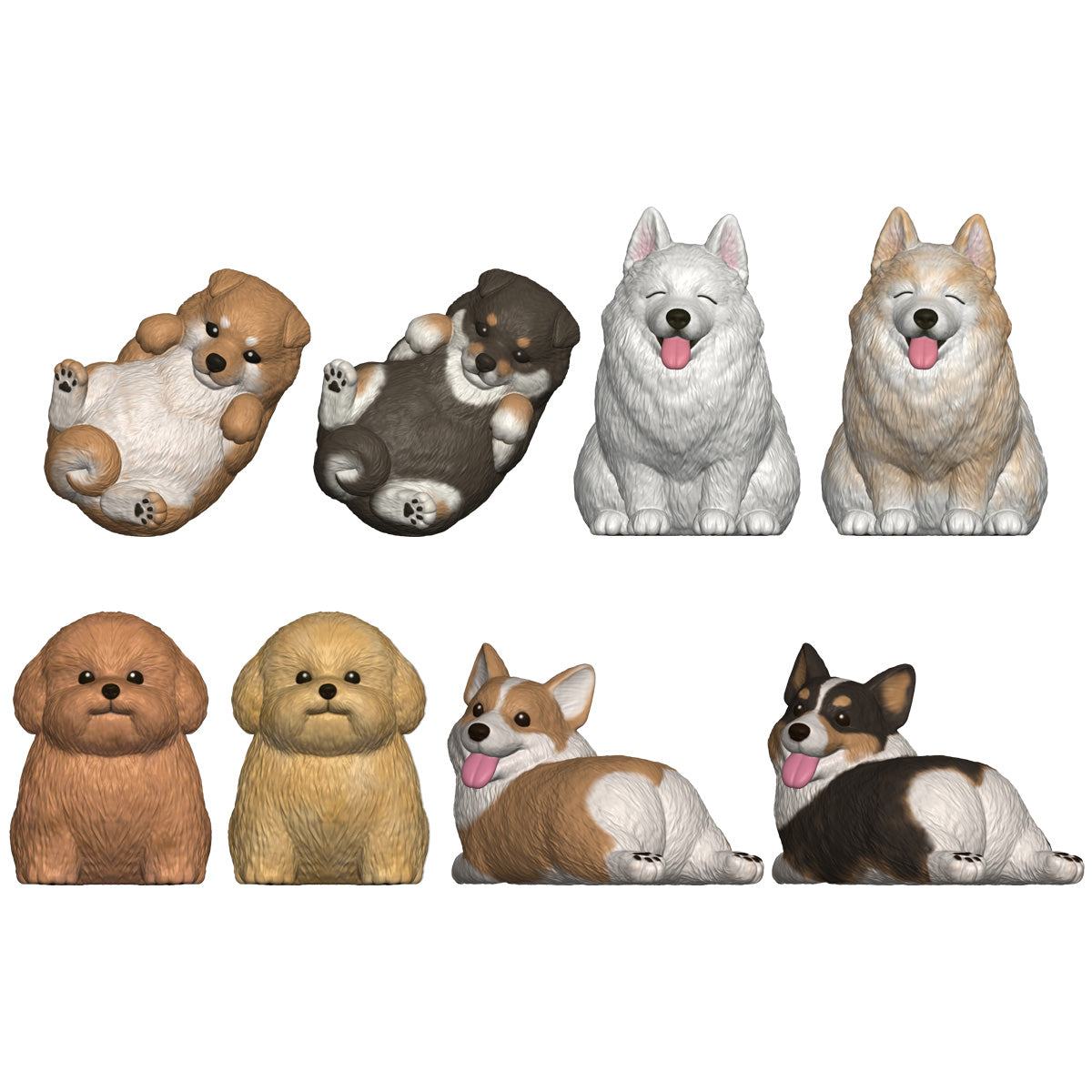 Mocchiri Kororin Dogs Figure Assortment