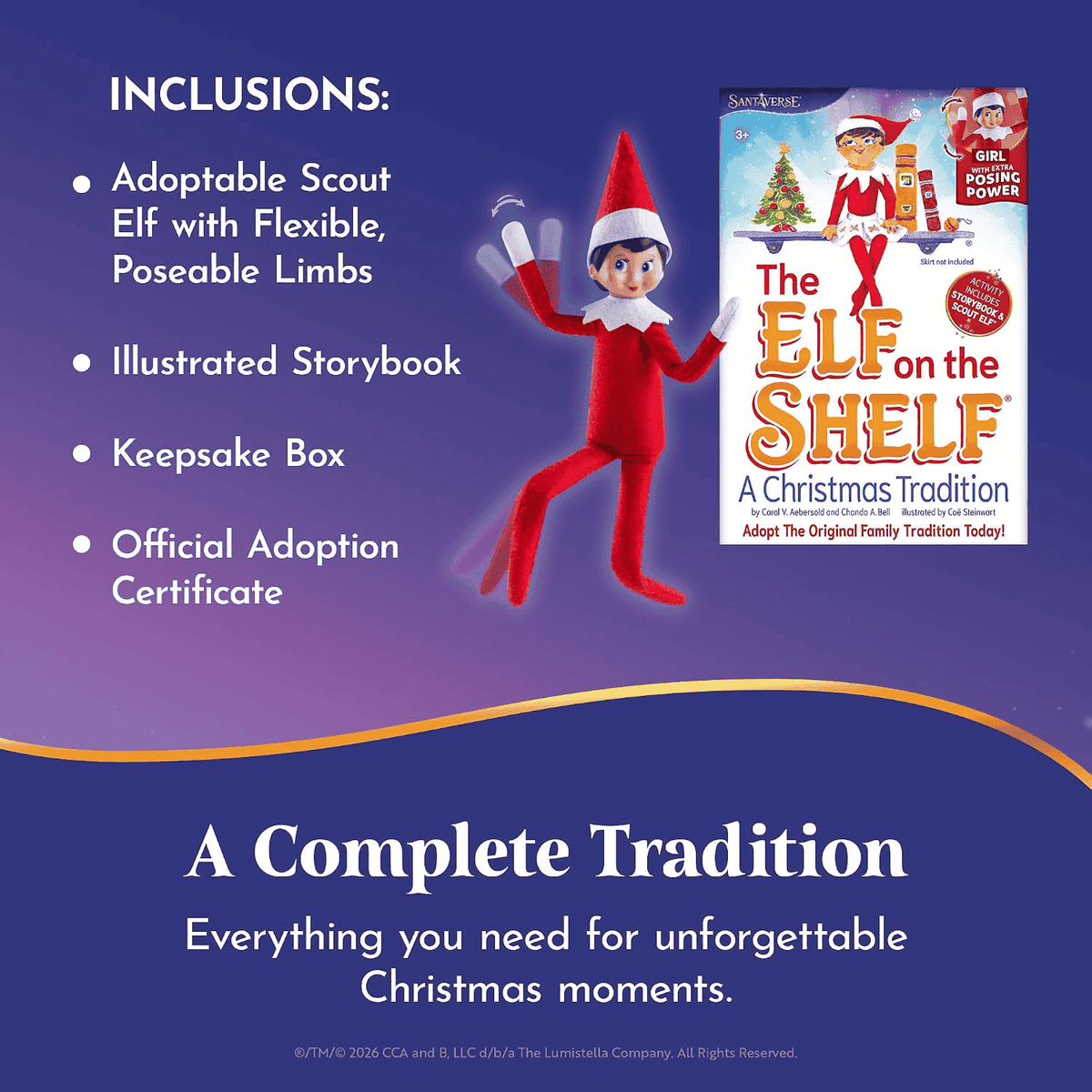 The Elf On The Shelf Girl Blue Eyes